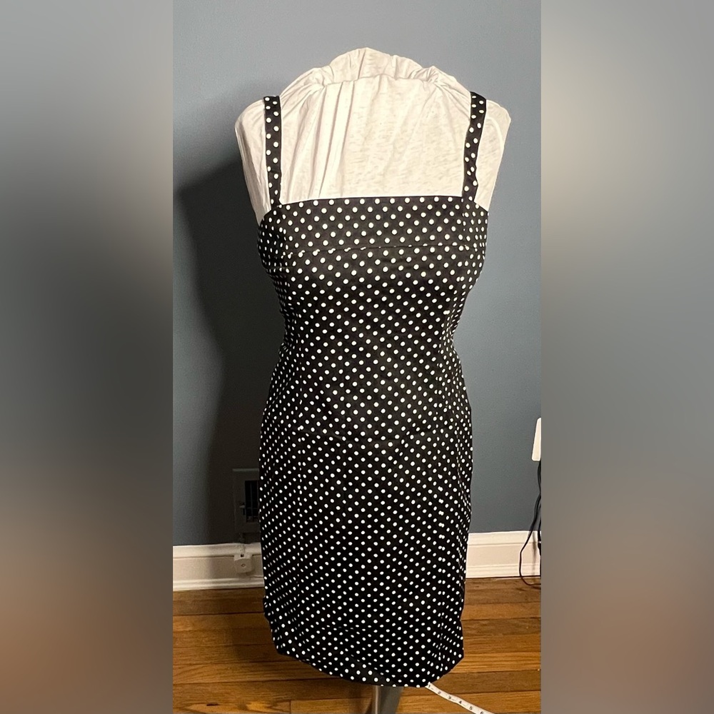 Tahari polkadot dress 8P